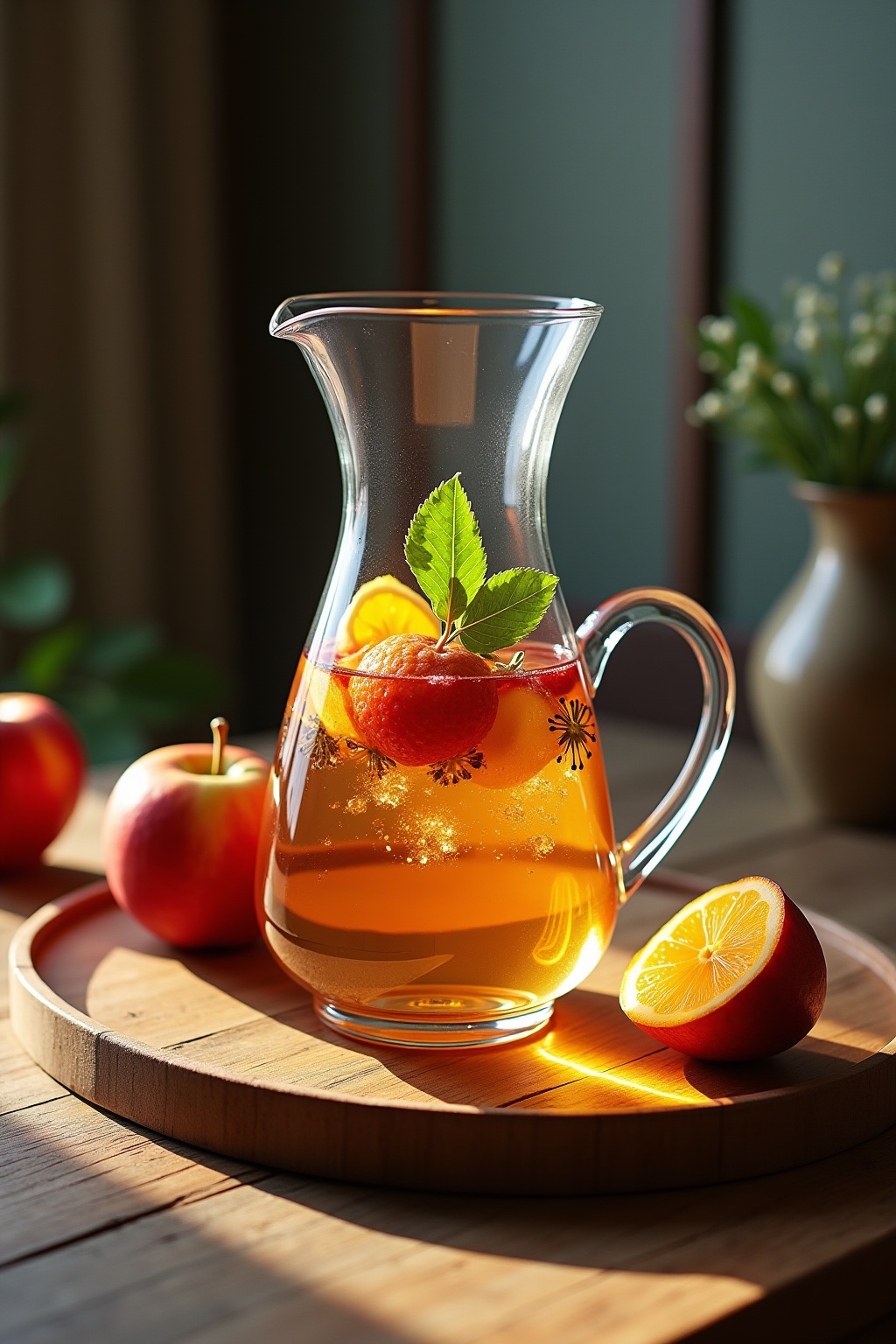 Glas-Karaffen mit Infused Water Ideen