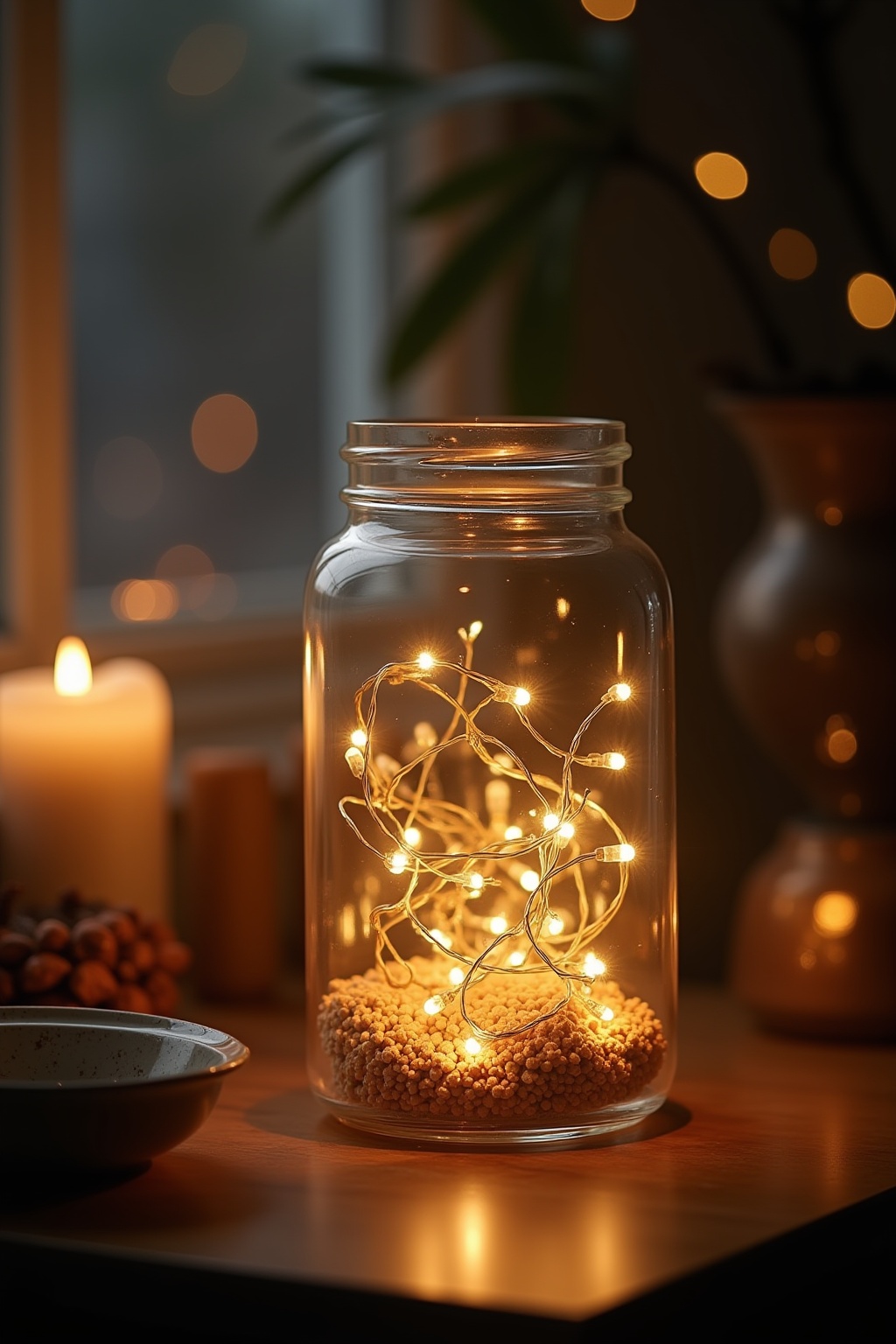 8 Glasglocken mit Lichterketten Ideen