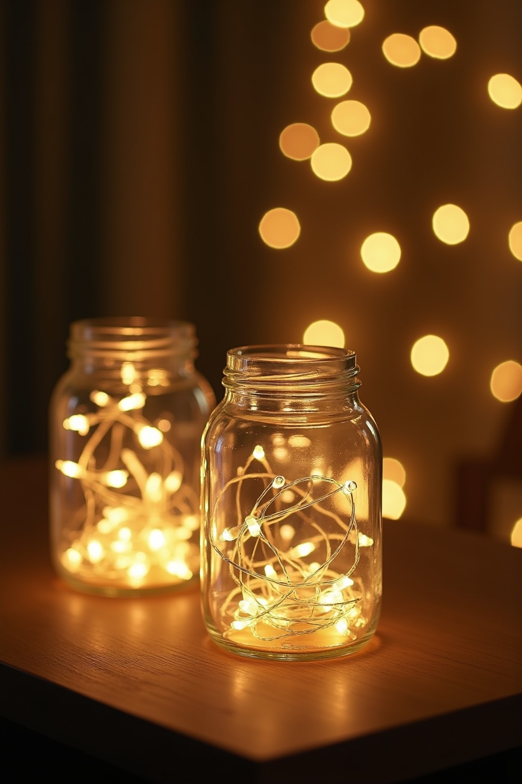 8 Glasglocken mit Lichterketten Ideen