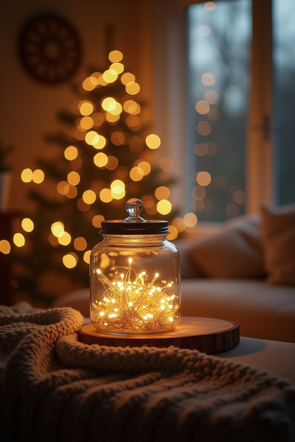 8 Glasglocken mit Lichterketten Ideen