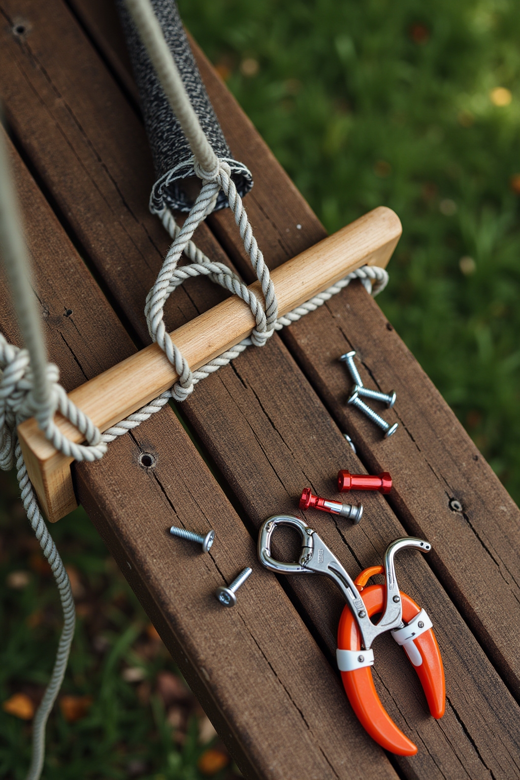 8 Hängematte zwischen zwei Pfosten befestigen