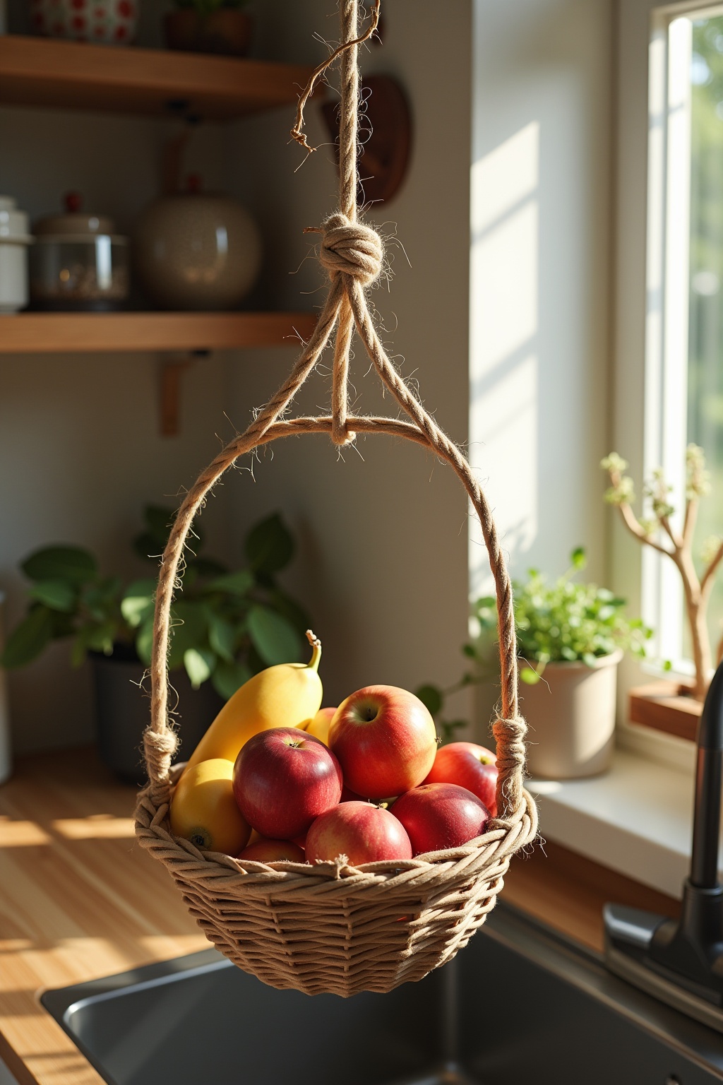 Hängende Obstkörbe für deine Küche