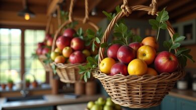 Hängende Obstkörbe-Titel