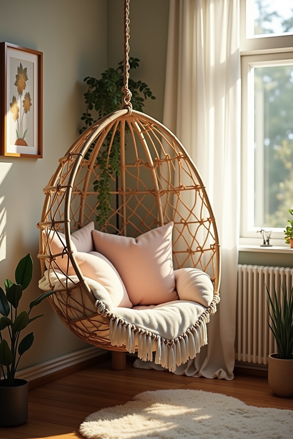 8 Hängesessel in der Zimmerecke Ideen