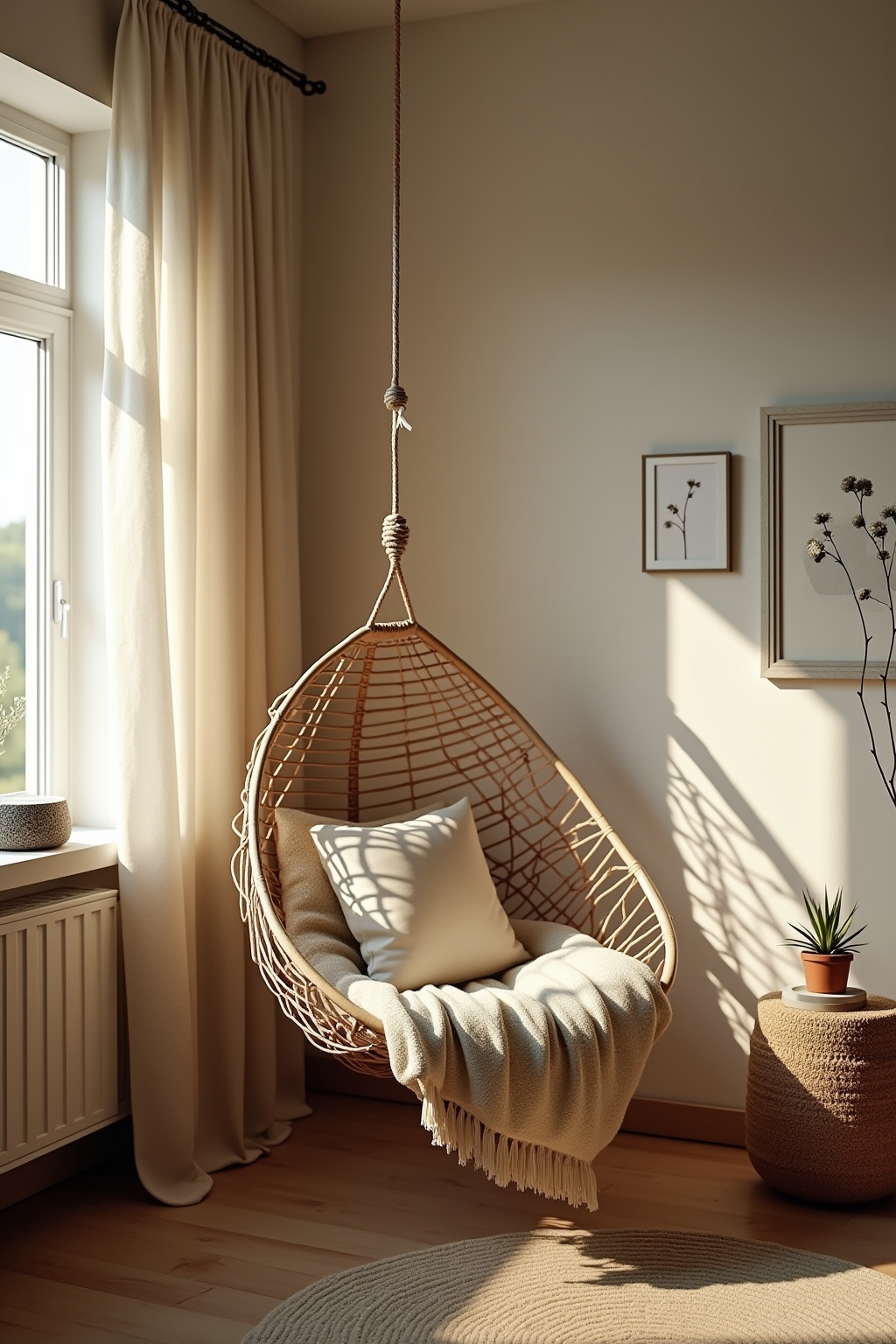 8 Hängesessel in der Zimmerecke Ideen