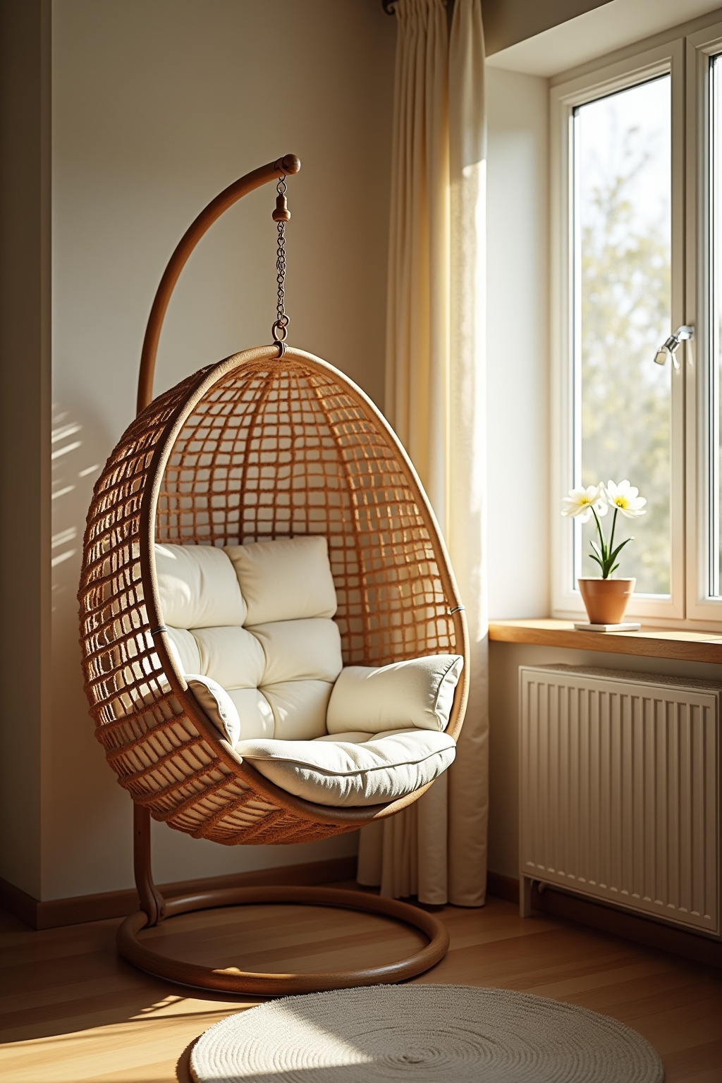 8 Hängesessel in der Zimmerecke Ideen