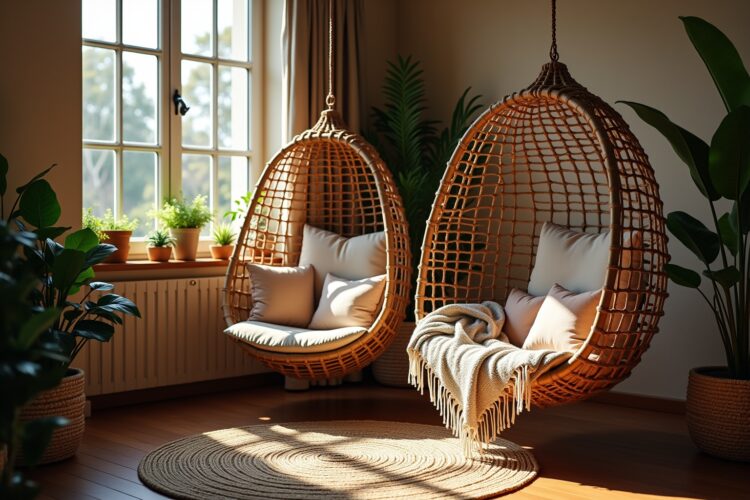 8 Hängesessel in der Zimmerecke Ideen