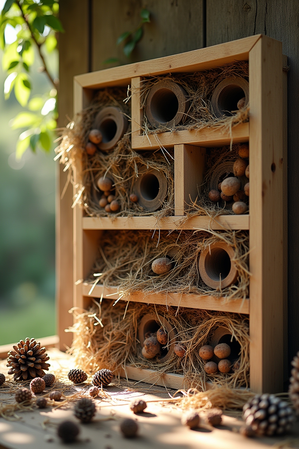 8 Insektenhotel als Wanddeko Ideen