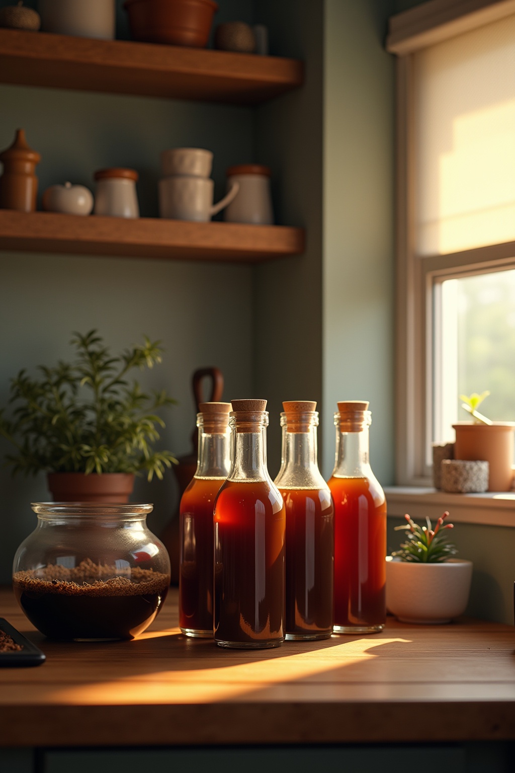 Kaffeestation mit Sirup-Auswahl Ideen