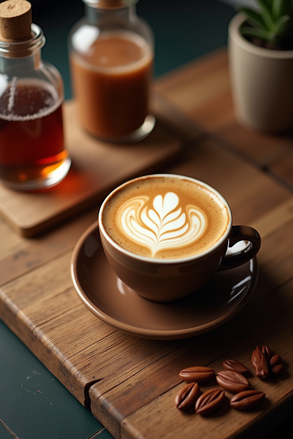 Kaffeestation mit Sirup-Auswahl Ideen