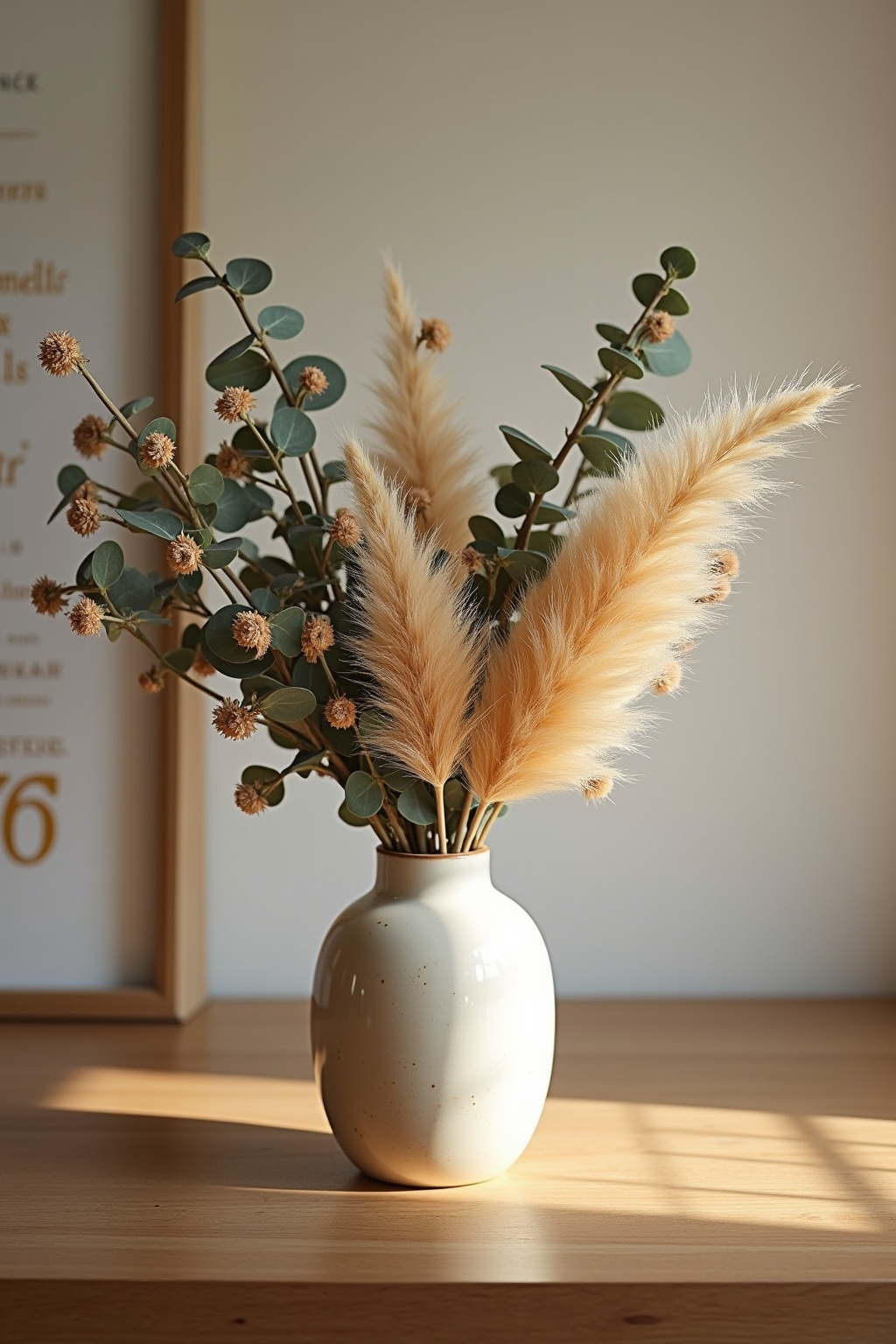 Keramikvasen mit Eukalyptuszweigen Ideen Keramikvasen mit Eukalyptuszweigen Ideen