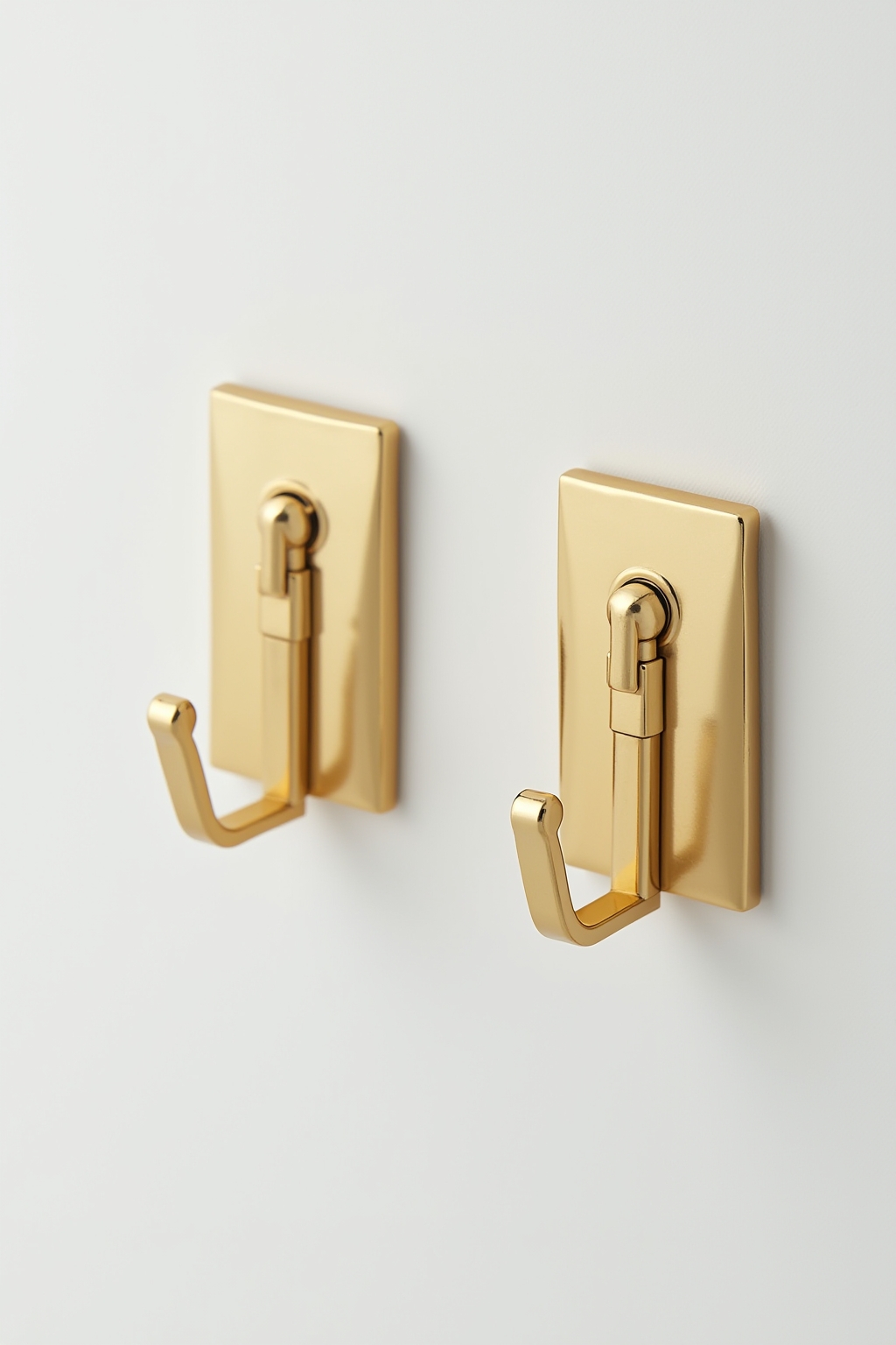 8 Klebehaken in Gold-Optik für dein Zuhause