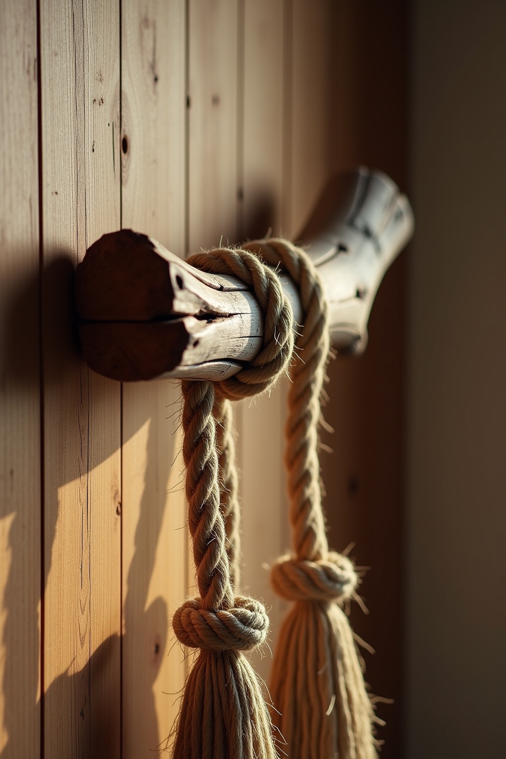 Kleiderstange aus einem Ast – DIY Ideen