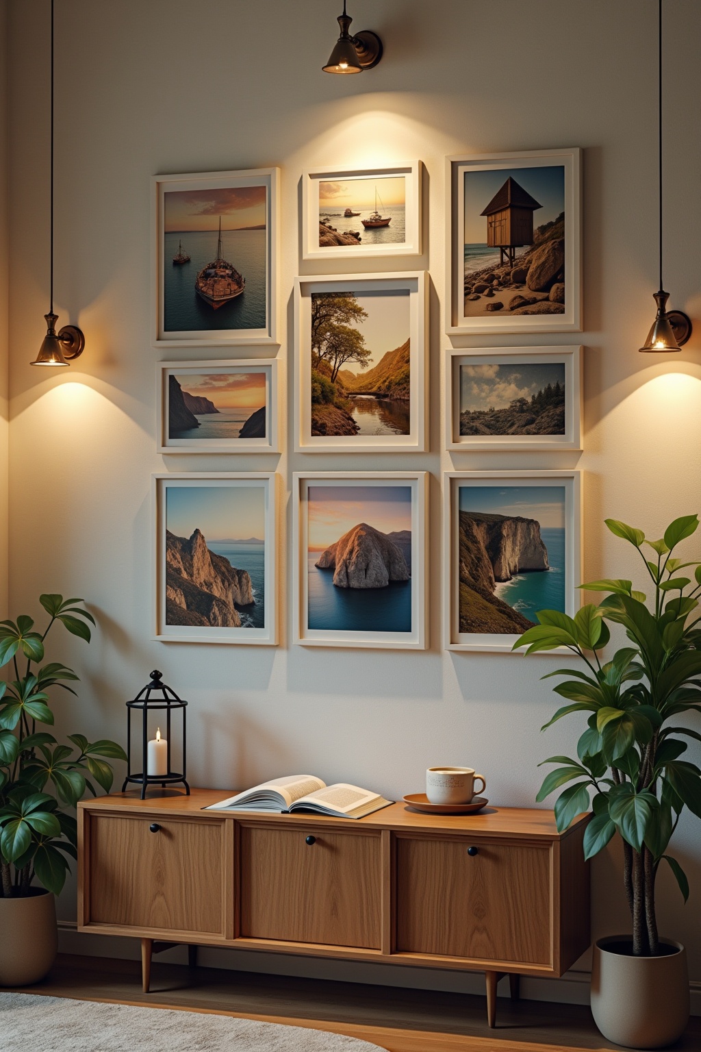 Kleine Galerie mit Urlaubsfotos gestalten