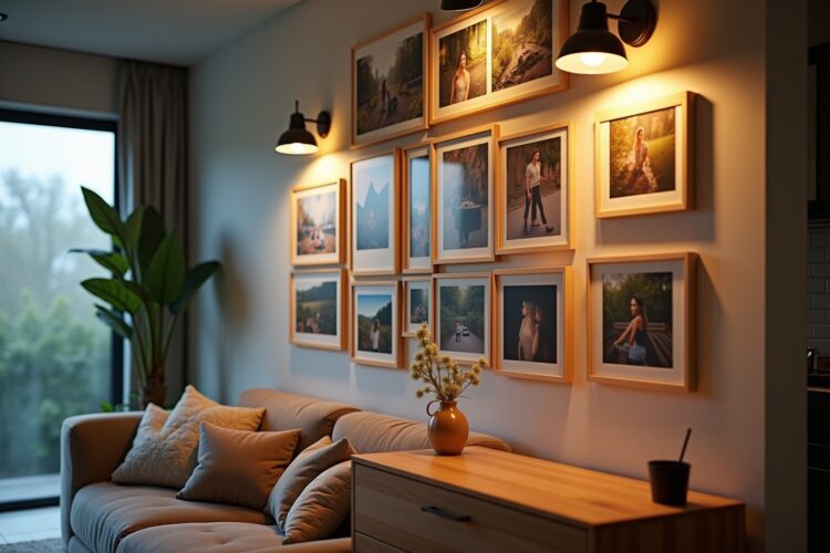 Kleine Galerie mit Urlaubsfotos gestalten