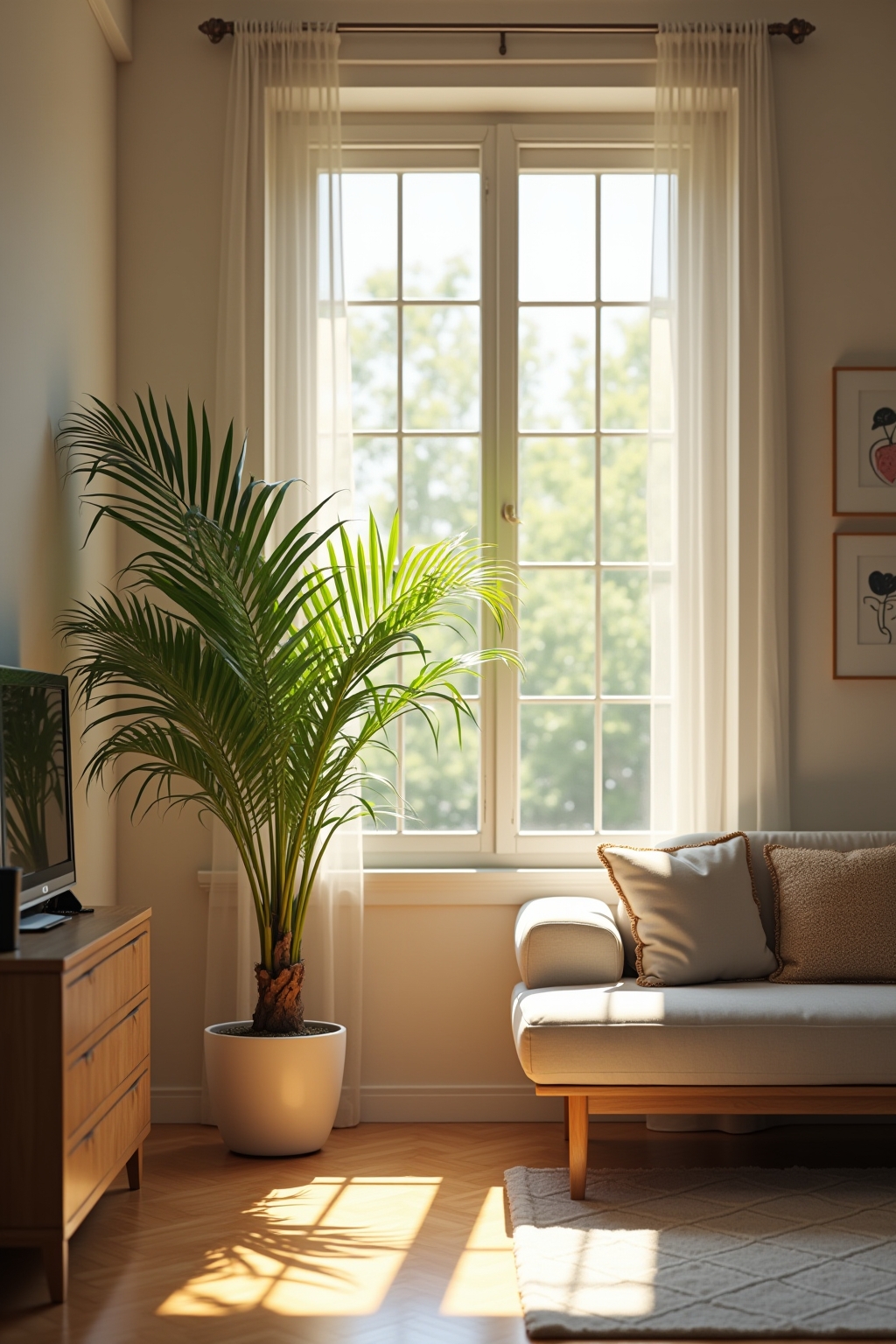 8 Kleine Zimmerpalme auf dem Boden Ideen