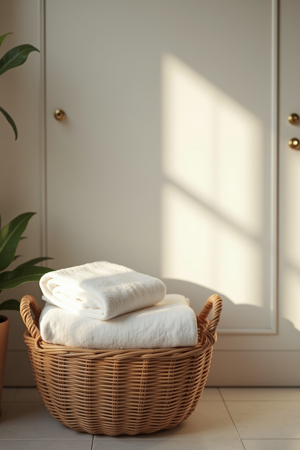 8 Körbe für Gästehandtücher im Bad