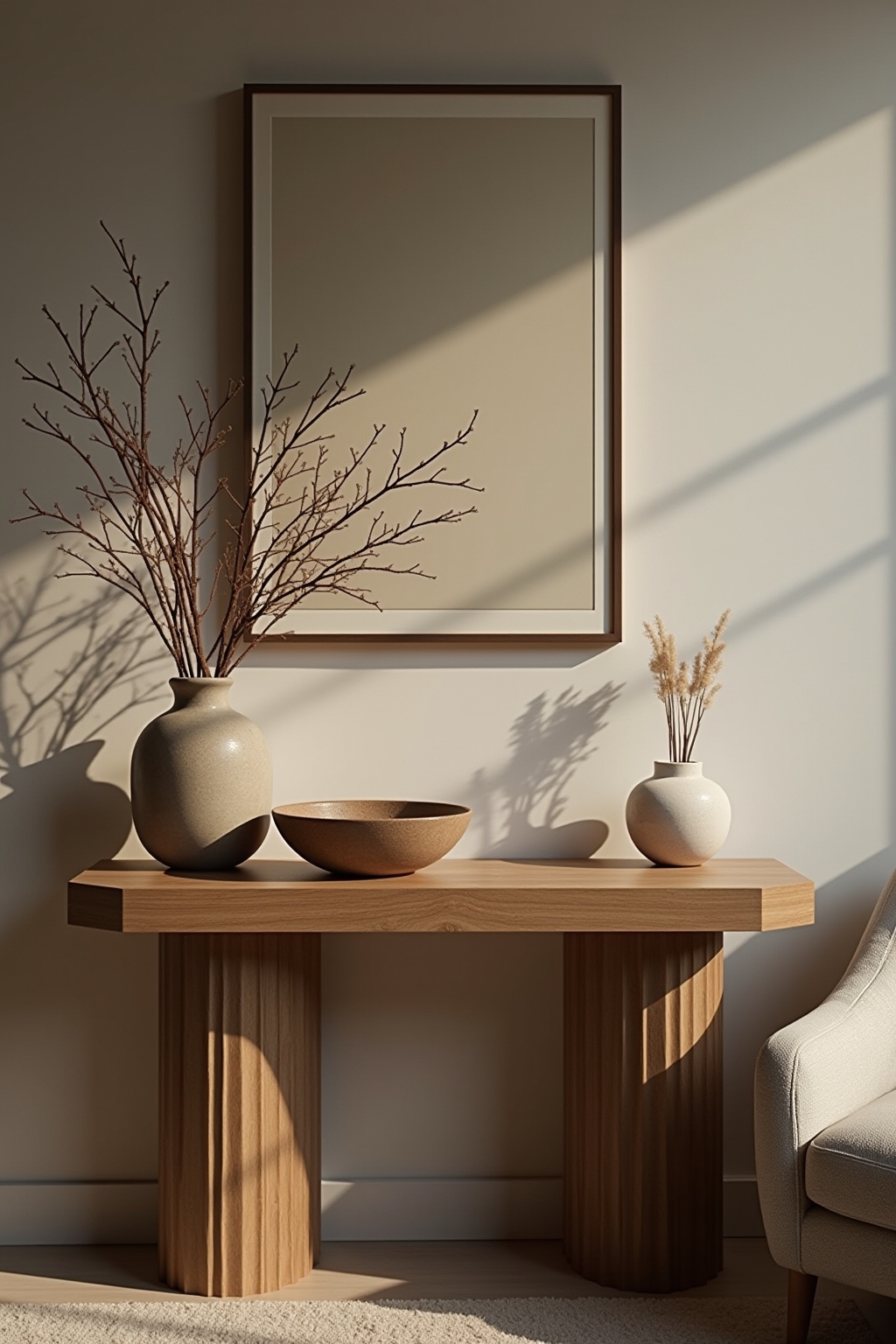 8 Konsolentisch mit Schalendeko Ideen