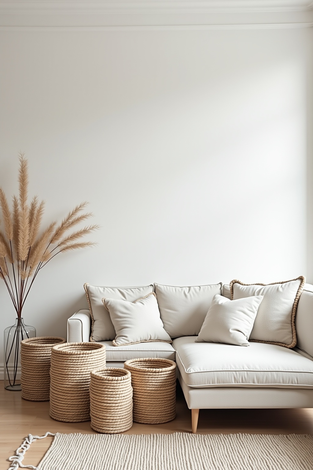 8 Korb-Arrangement an der Wand Ideen 8 Korb-Arrangement an der Wand Ideen