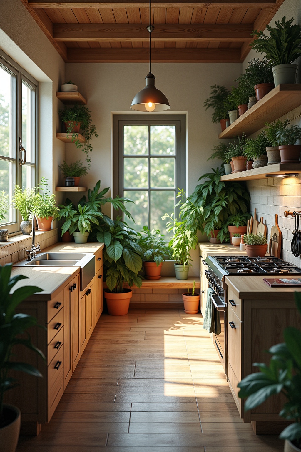 Kräutergarten in der Küchennische Ideen Kräutergarten in der Küchennische Ideen