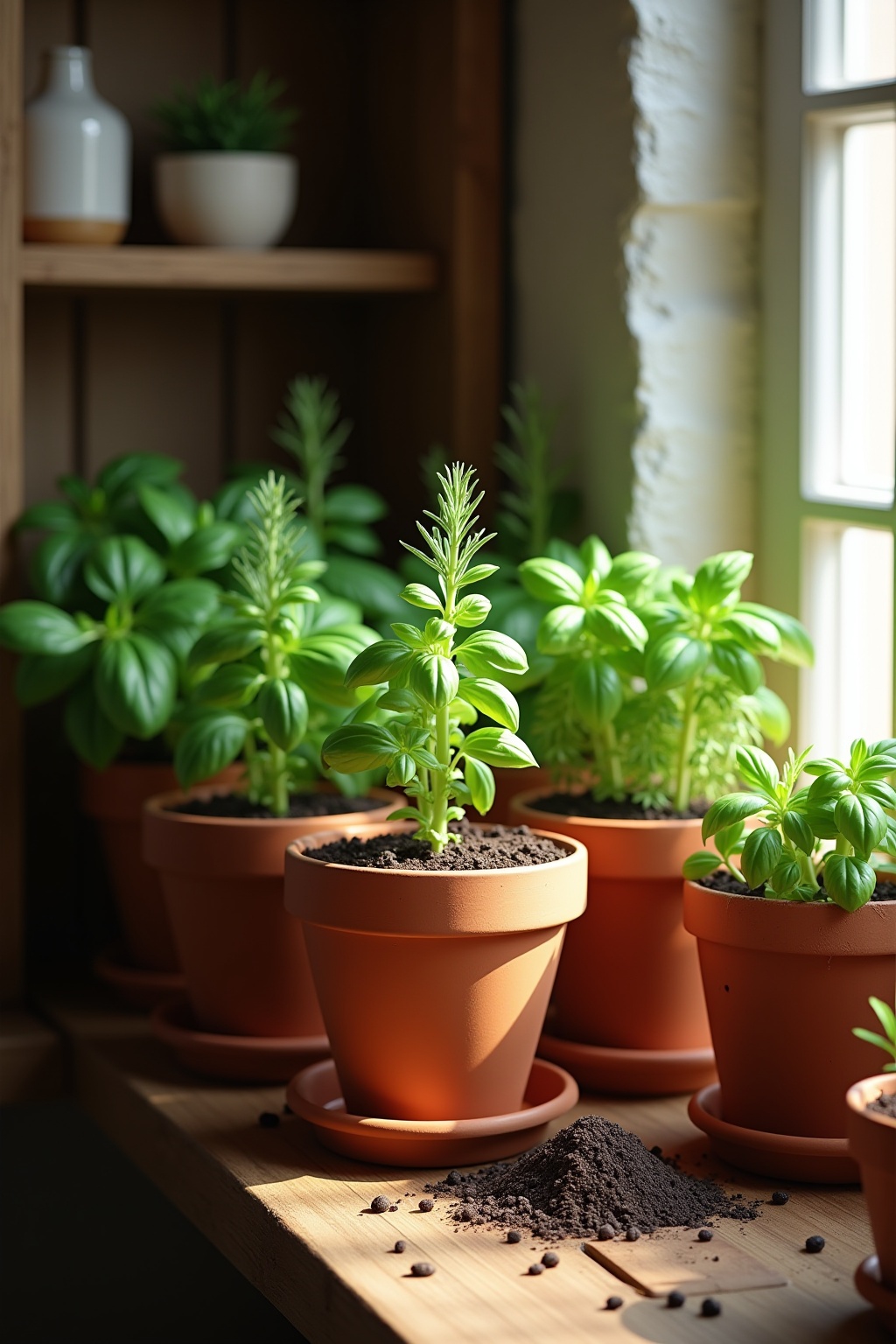 Kräutergarten in der Küchennische Ideen