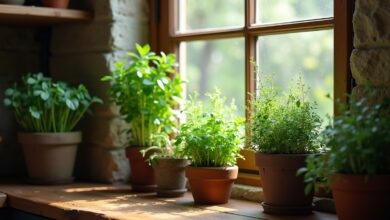 Kräutergarten in der Küchennische-Titel