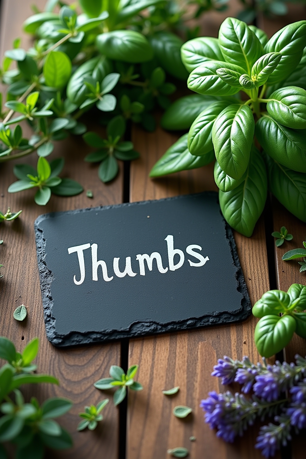 8 Kräuterstecker aus Schiefer für den Garten 8 Kräuterstecker aus Schiefer für den Garten