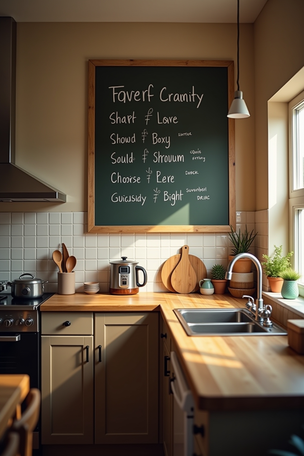 8 Kreidetafel für Familiennachrichten Ideen