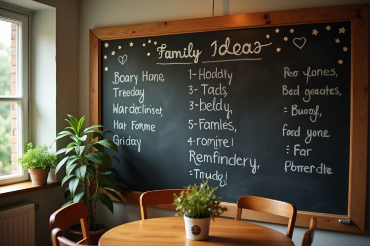 8 Kreidetafel für Familiennachrichten Ideen