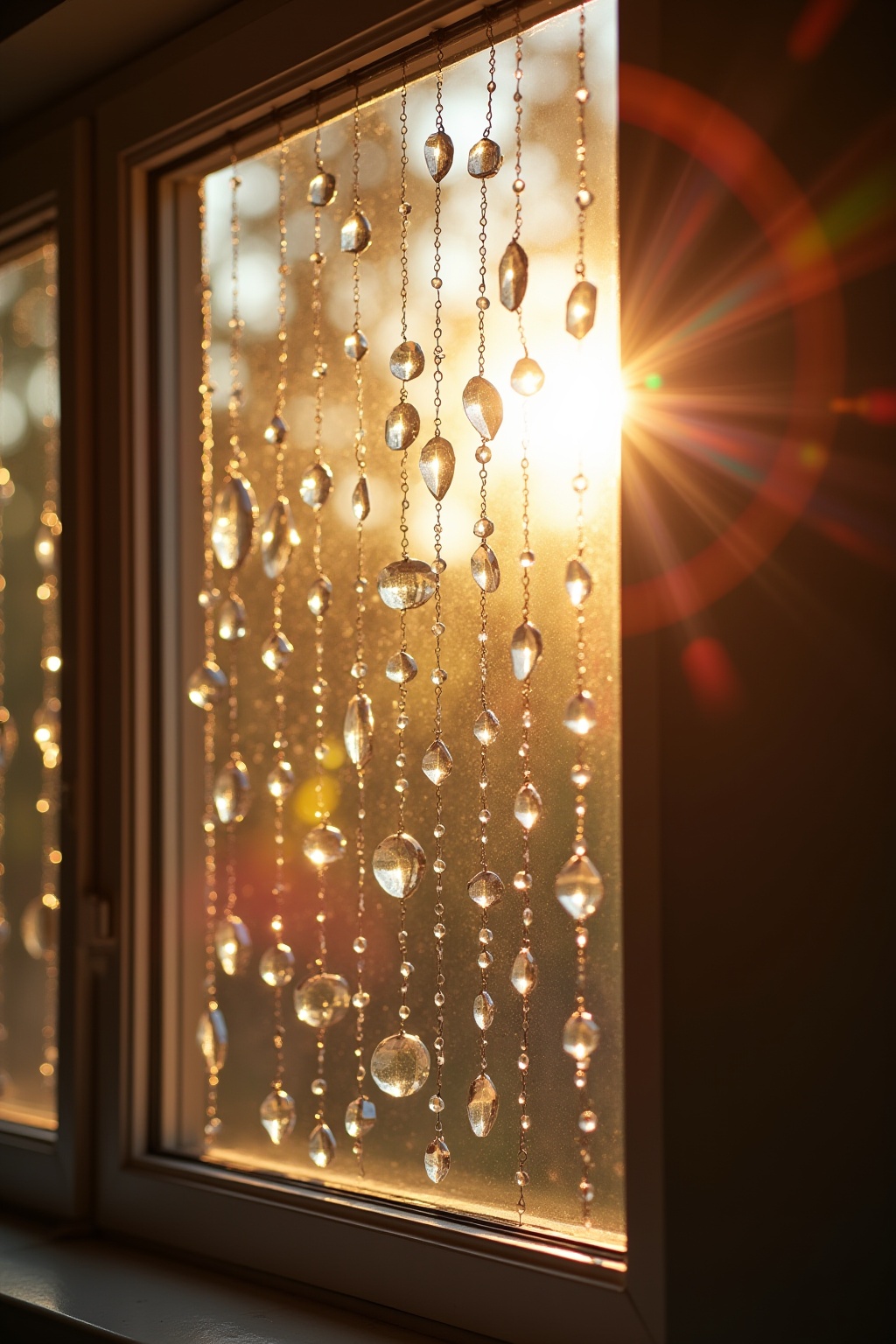 8 Kristall-Suncatcher am Fenster Ideen