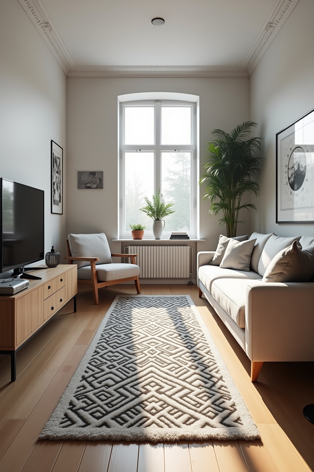 8 Läufer mit geometrischem Muster im Überblick