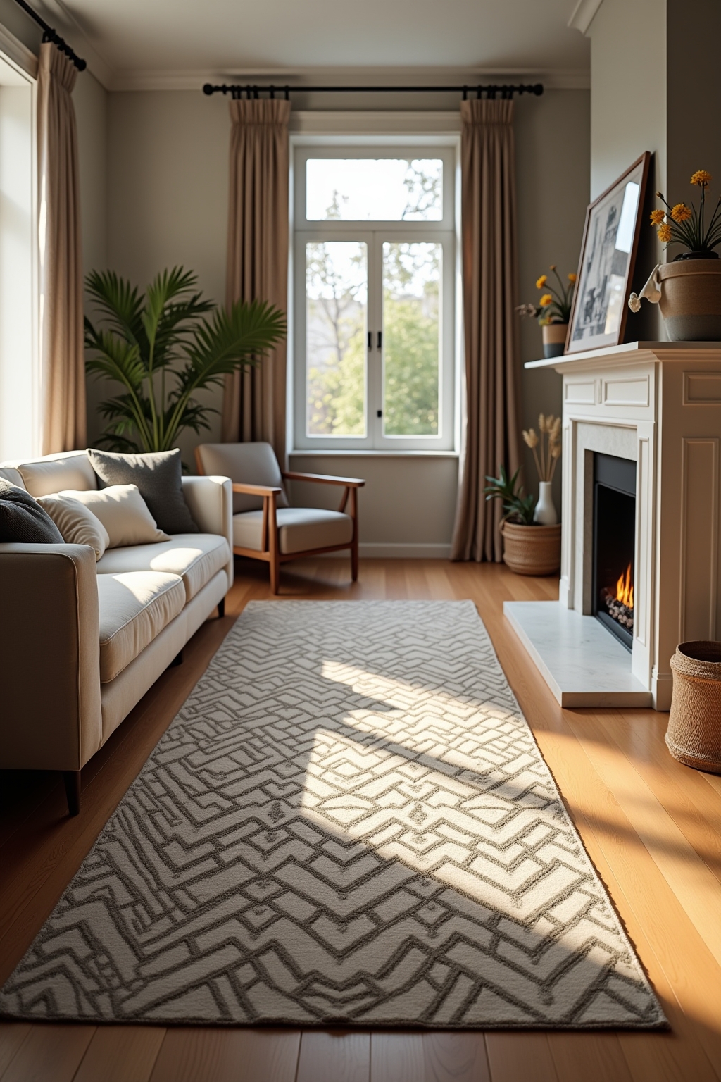 8 Läufer mit geometrischem Muster im Überblick