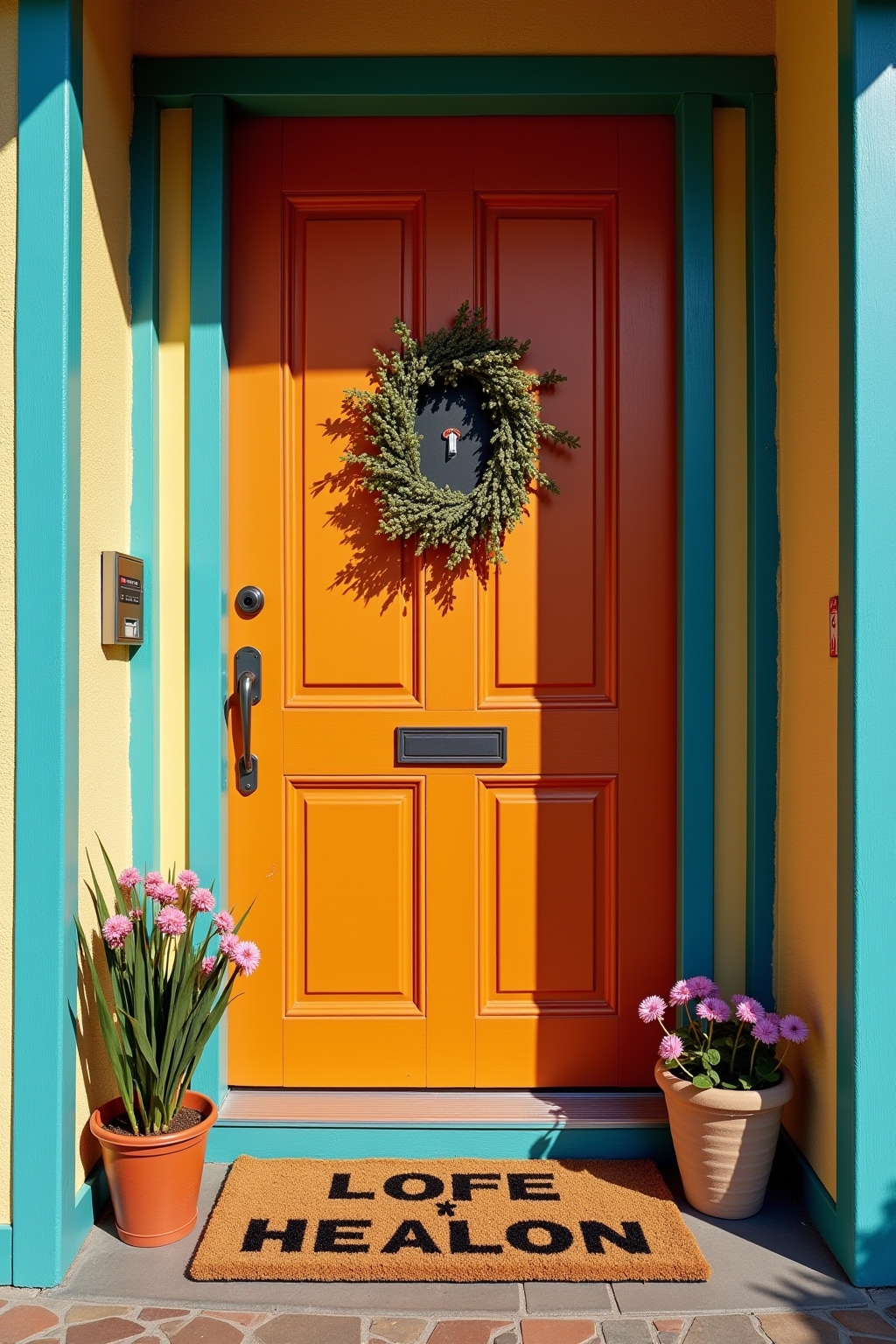 8 Lustige Fußmatte mit Willkommens-Spruch