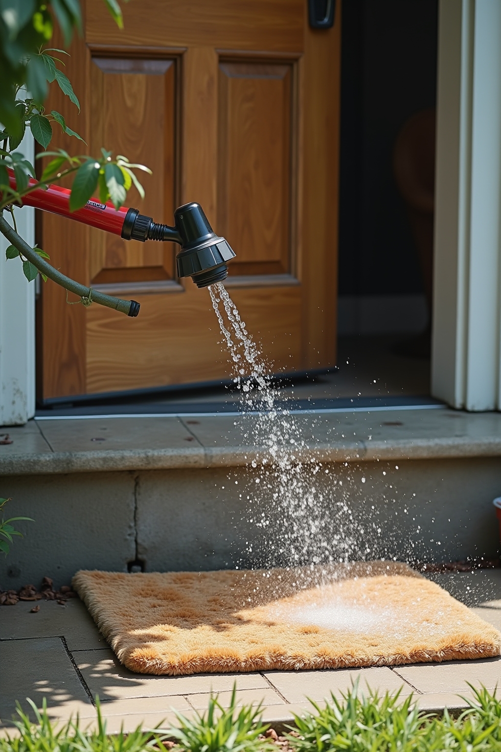 8 Lustige Fußmatte mit Willkommens-Spruch