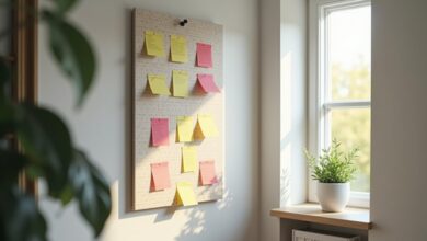 Magnetwand für Notizen im Eingang-Titel