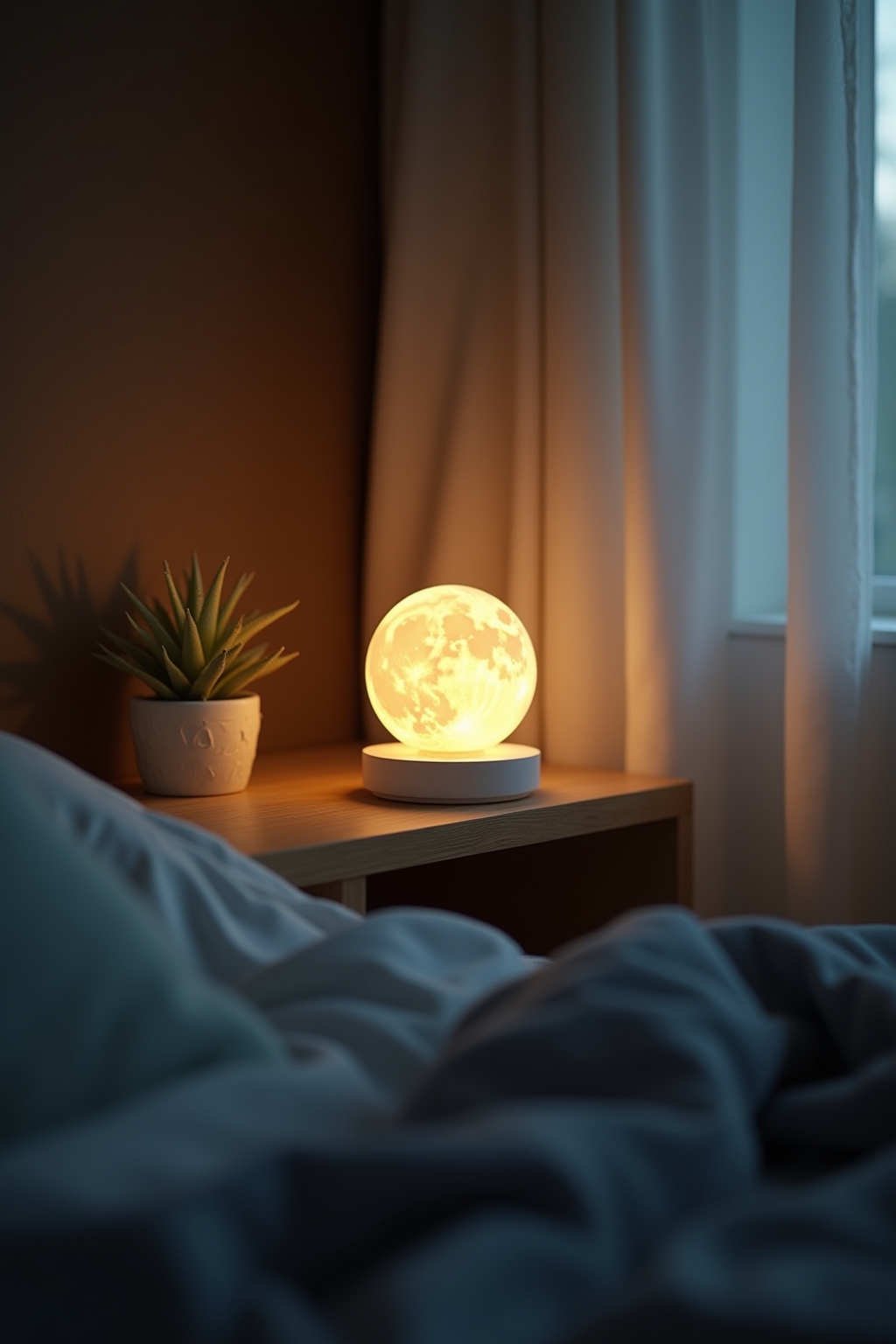 8 Nachtlicht mit Mond-Motiv Ideen