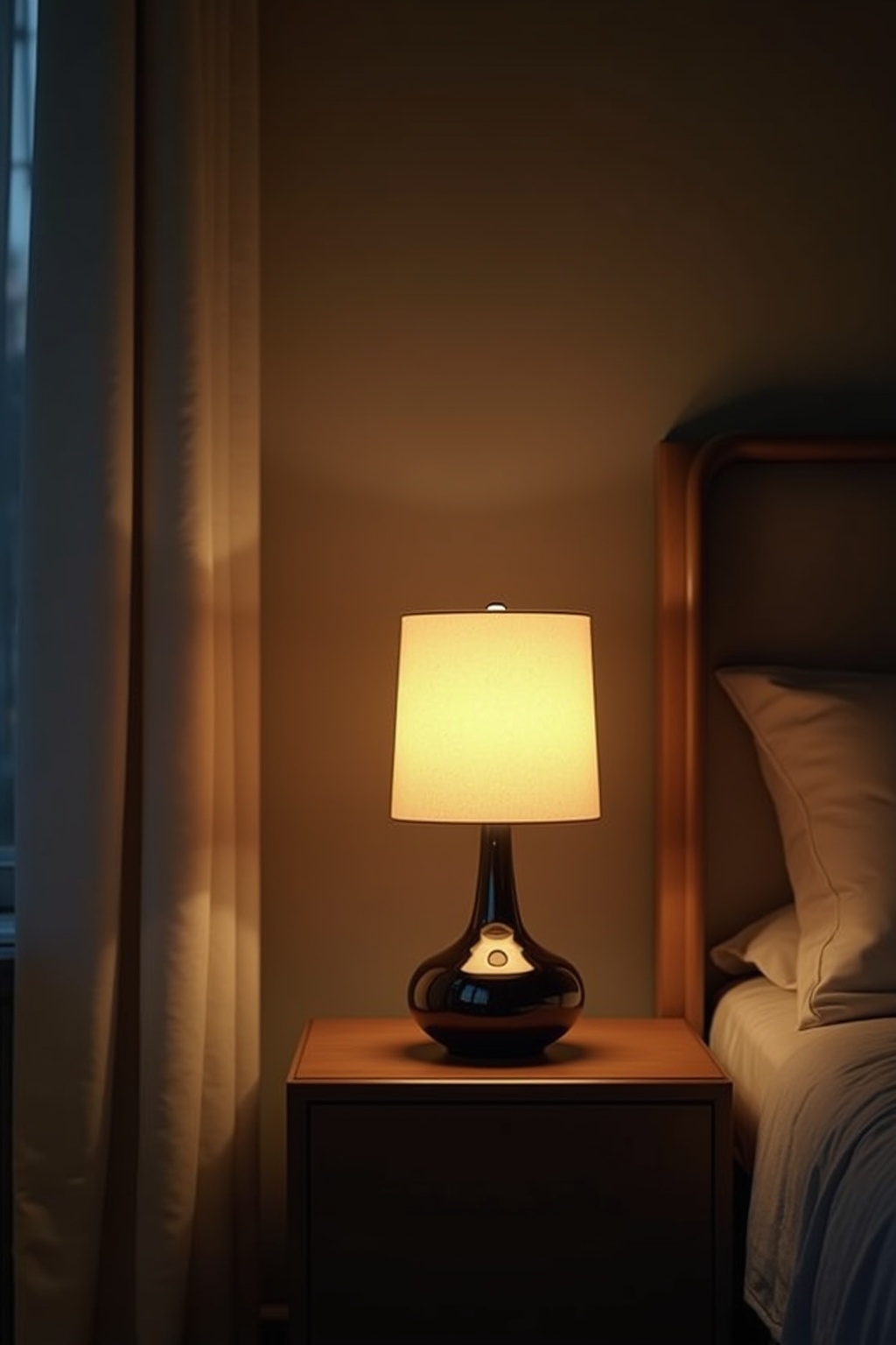 Nachttischlampen aus Rauchglas im Überblick