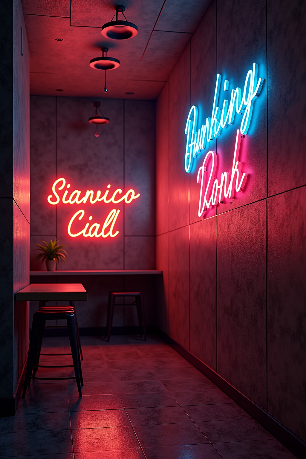 8 Neon-Schriftzug für modernes Flair Ideen