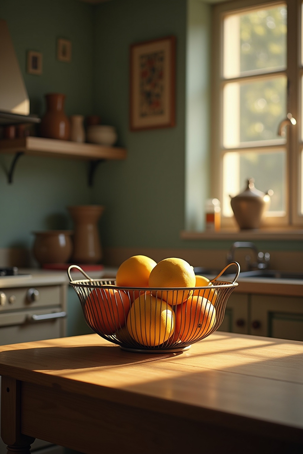 Obstschale aus Drahtgeflecht Ideen