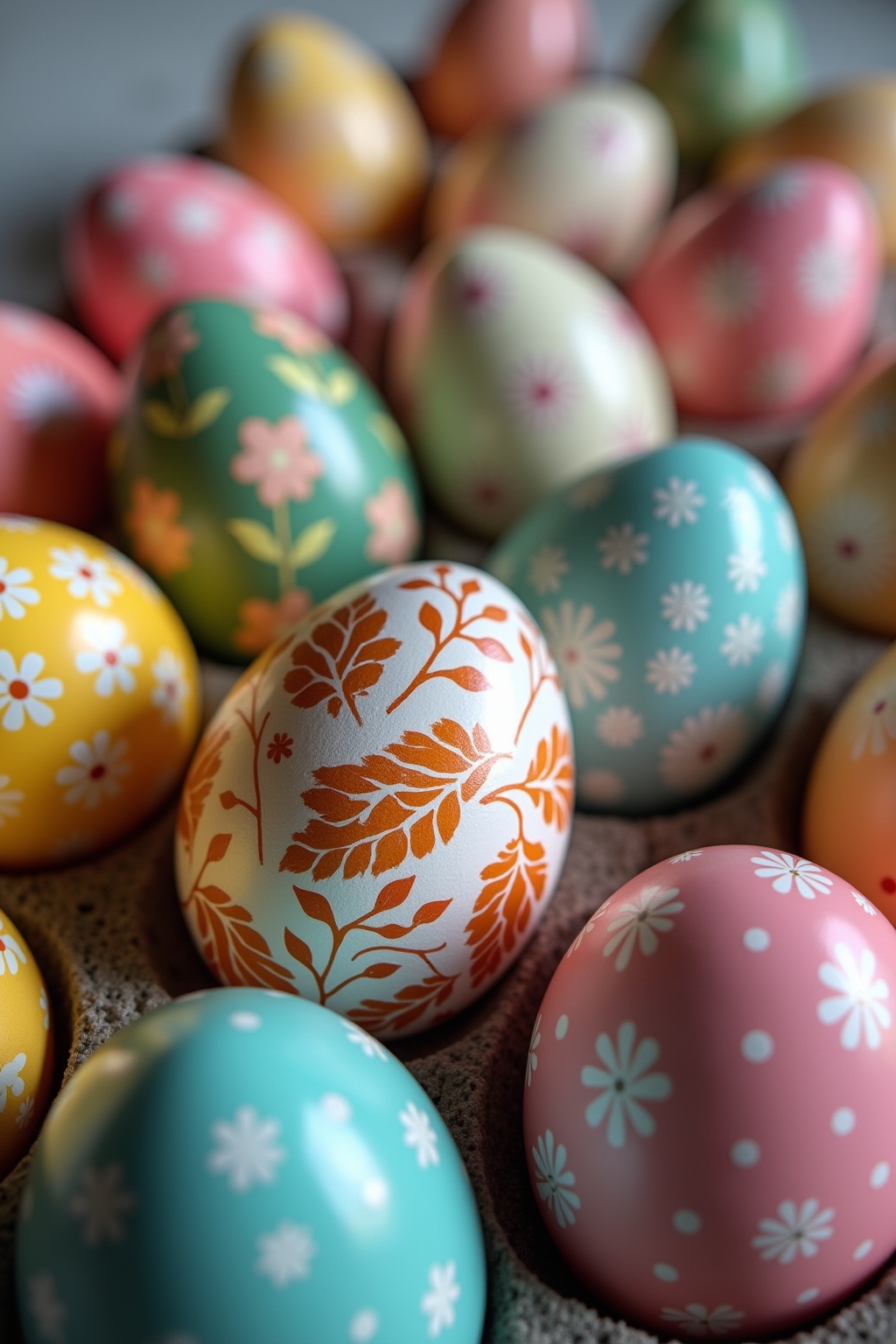 8 Osterstrauch mit bemalten Eiern Ideen