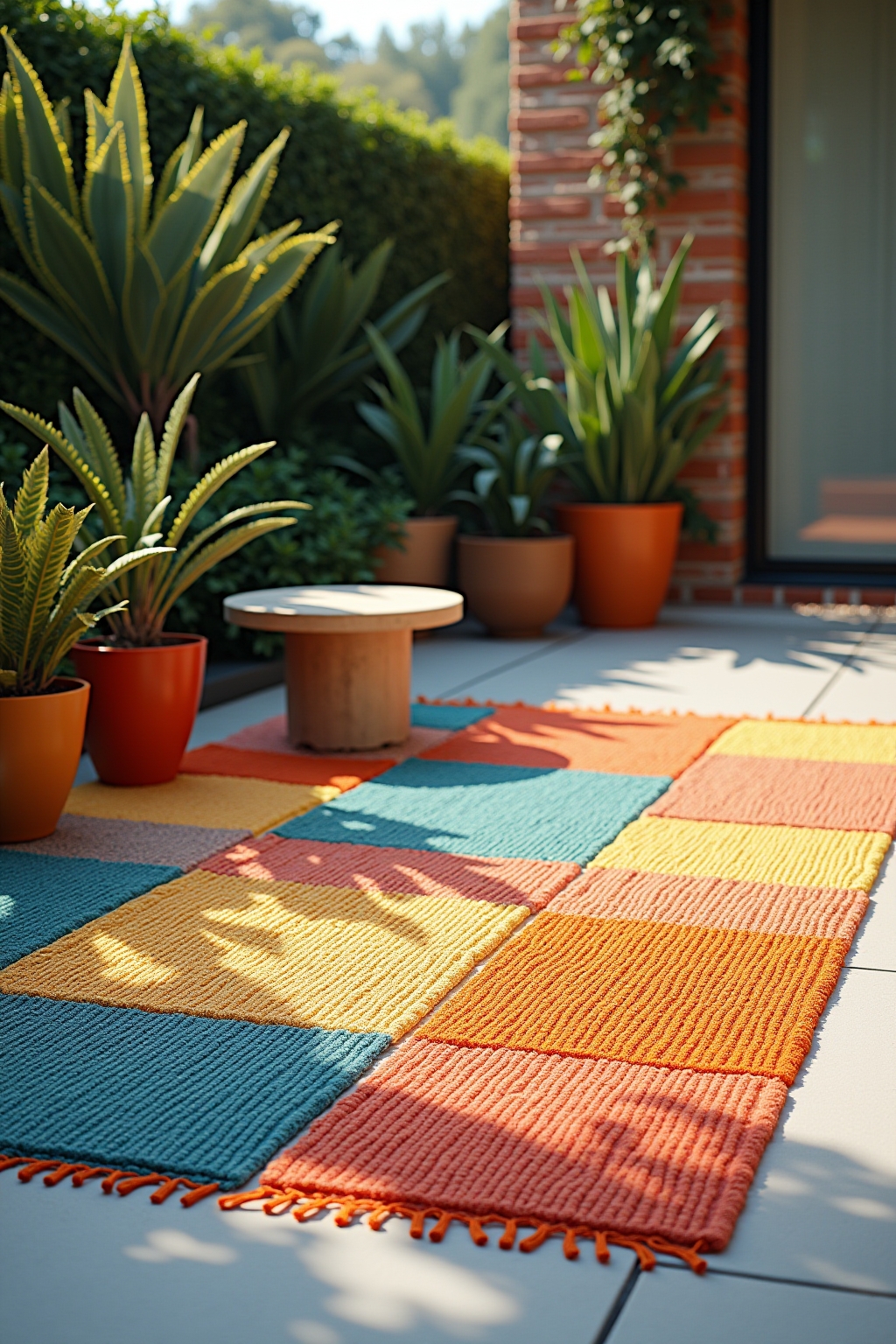 8 Outdoor-Teppich aus Kunststoff Ideen