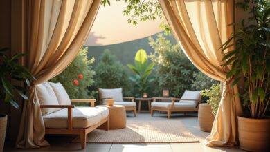 Outdoor-Vorhänge gegen Sonne-Titel