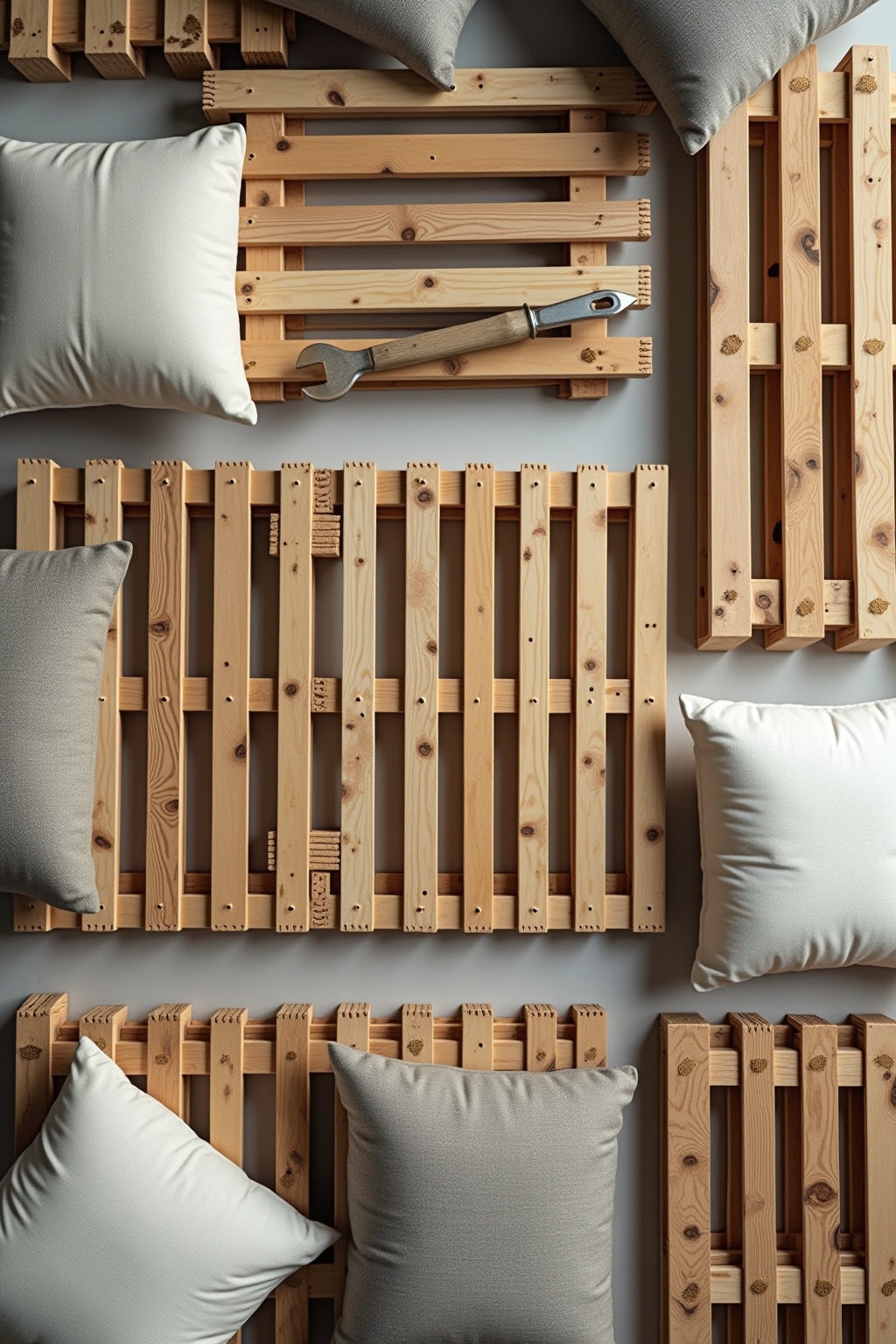 8 Palettensofa mit Sitzkissen Ideen