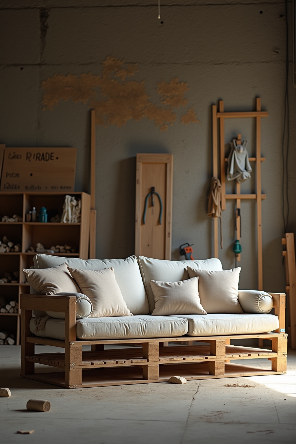 8 Palettensofa mit Sitzkissen Ideen