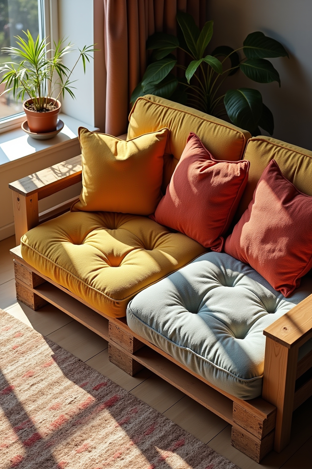 8 Palettensofa mit Sitzkissen Ideen