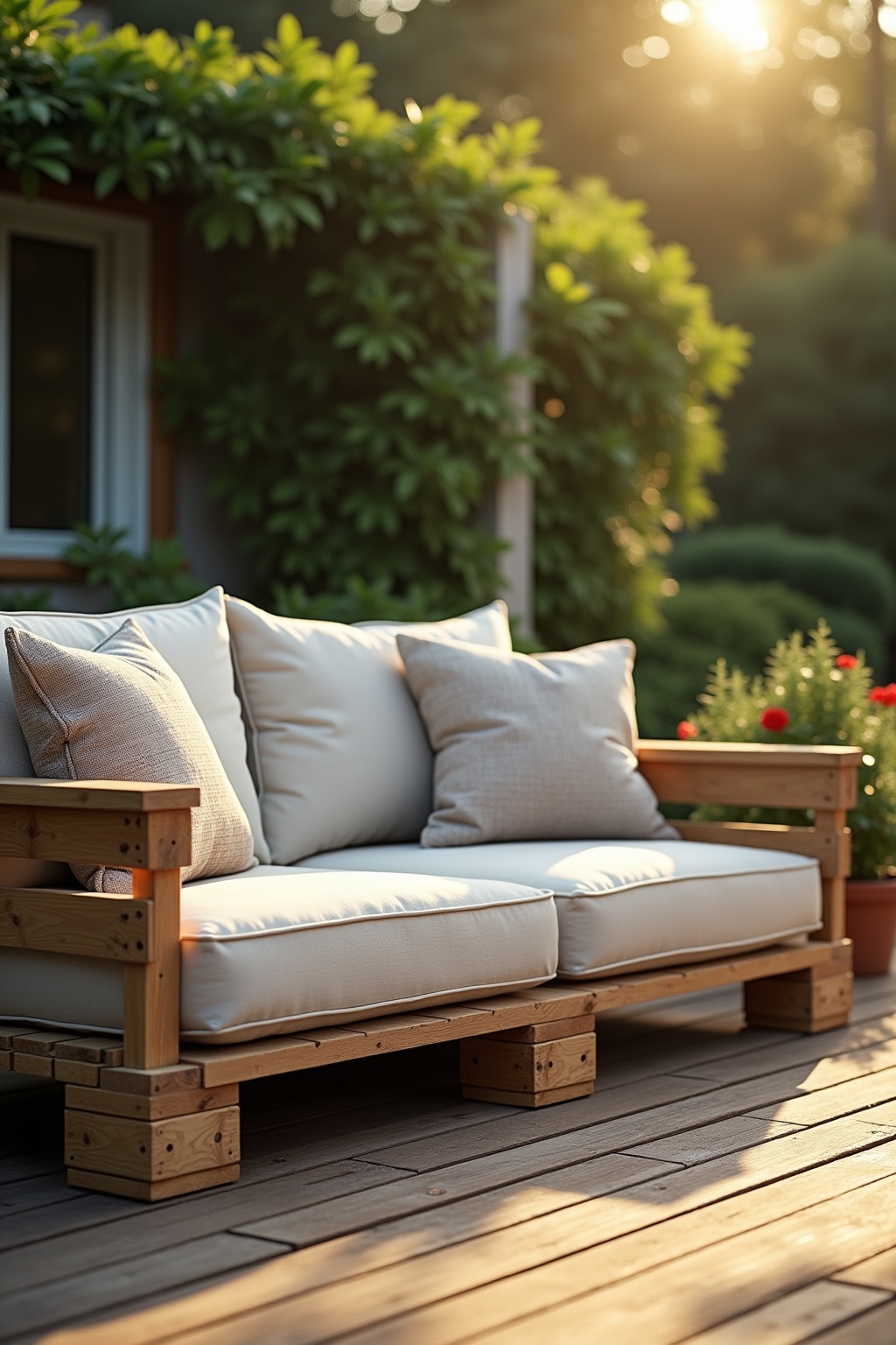 8 Palettensofa mit Sitzkissen Ideen