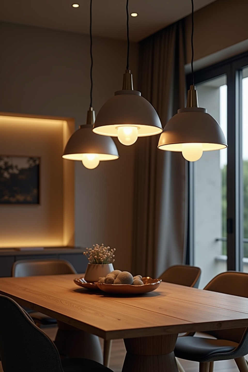 Pendelleuchten über dem Esstisch Ideen