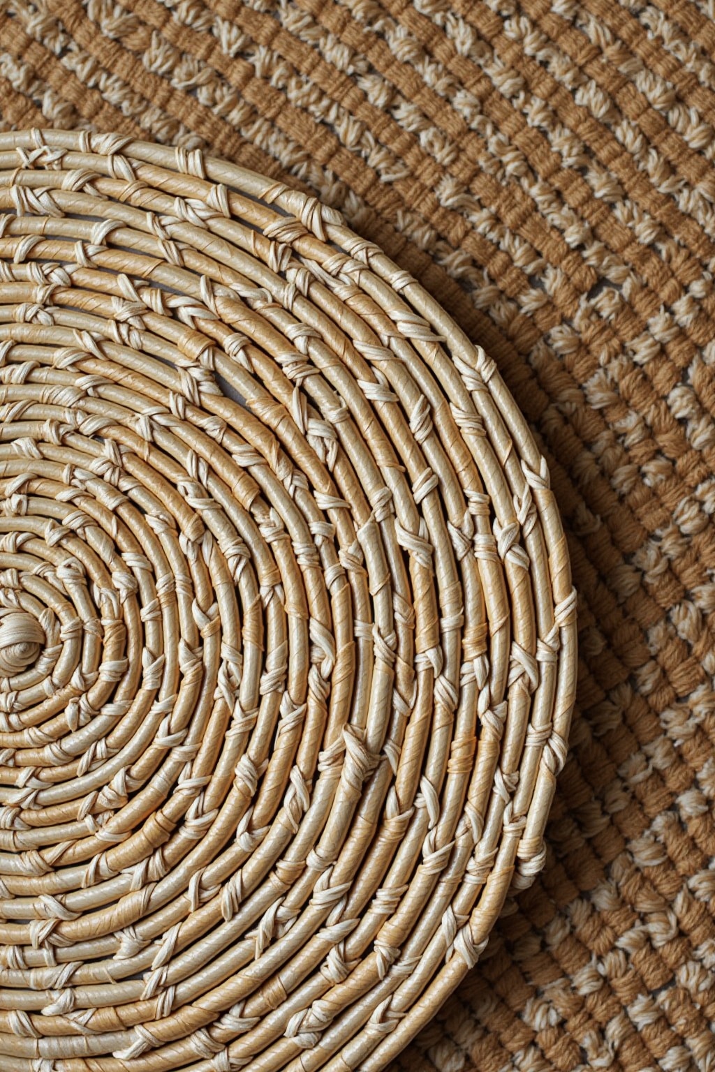 Platzsets aus geflochtener Wasserhyazinthe