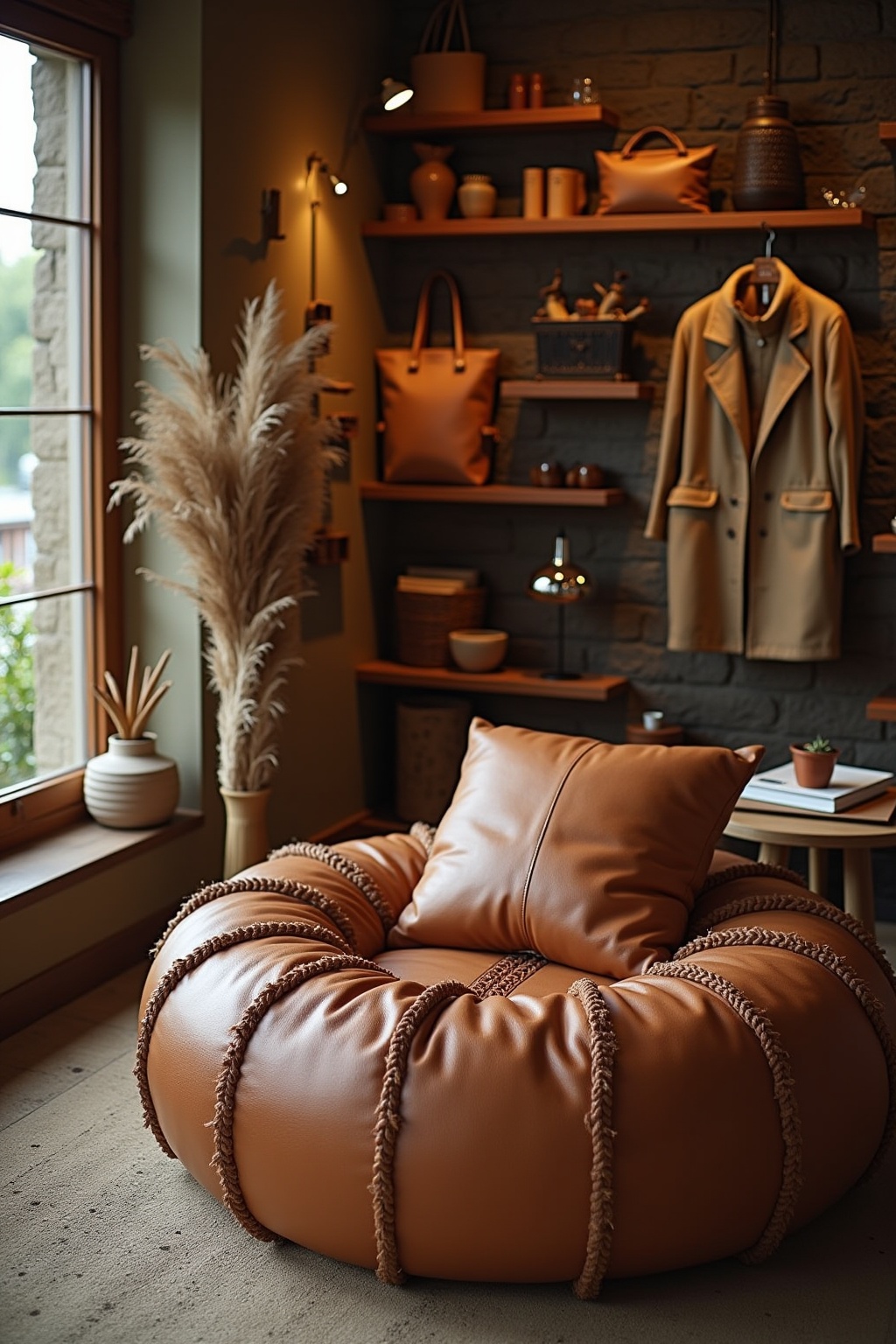 8 Poufs aus Leder oder Jute für dein Zuhause