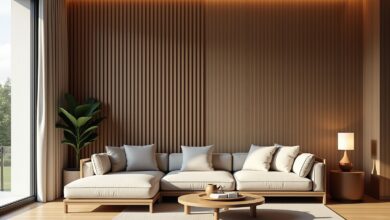 Raumteiler aus Holzlamellen-Titel